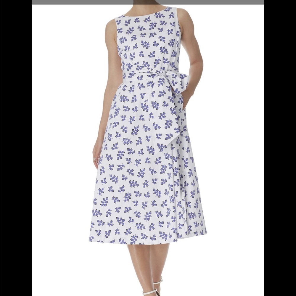 Anne Klein Sleeveless Front Tie Dress - NWT Size L